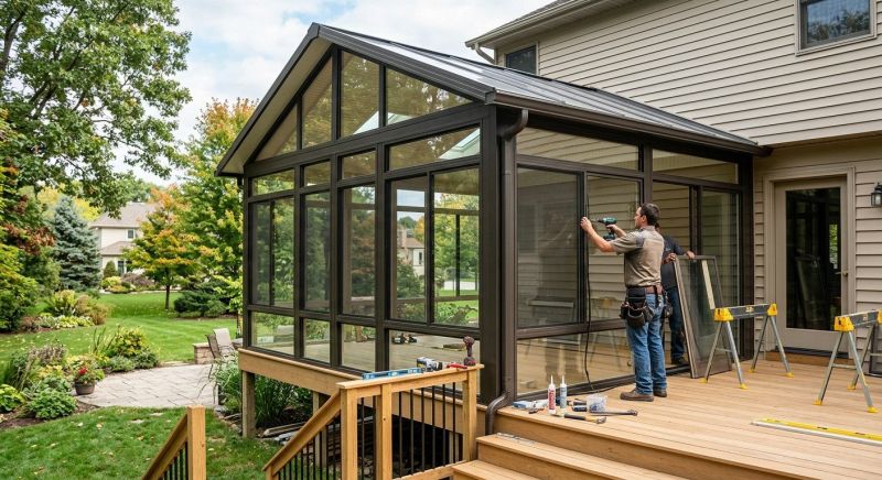 All Season Room Installation in Asheville, NC
